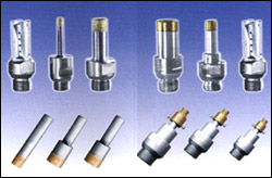 Drilling, and chamfering milling cutter bit for glass drilling, pour Angle and grinding